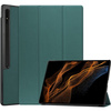 Etui Bizon Case Tab Croc do Galaxy Tab S8 Ultra, ciemnozielone