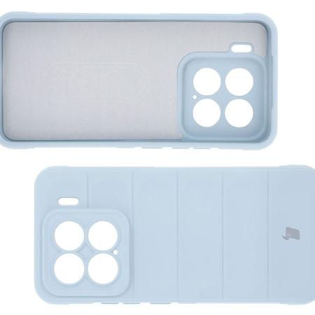 Pancerne etui Bizon Case Tur do Xiaomi 15, jasnoniebieskie