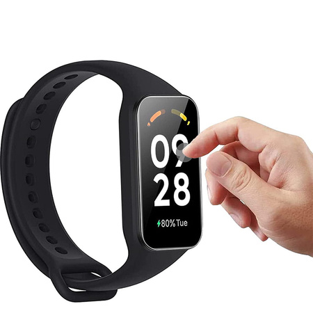 Folia hydrożelowa na ekran Bizon Glass Hydrogel do Redmi Smart Band 2 / Xiaomi Mi Band 8 Active, 2 sztuki