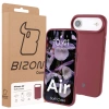 Silikonowe etui Bizon Soft Case do iPhone Air, ciemnofioletowe