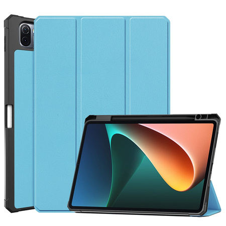 Etui Bizon Case Tab Lizard do Xiaomi Pad 5 / 5 Pro 11.0, błękitne