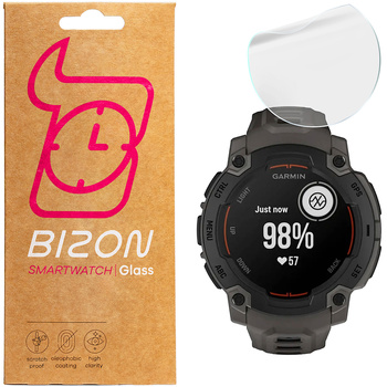 Folia hydrożelowa na ekran Bizon Glass Watch Hydrogel Duo do Garmin Instinct E 45 mm, 2 sztuki
