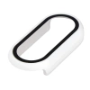 Etui ze szkłem do zegarka Bizon Case+Glass Watch do Xiaomi Smart Band 10, białe