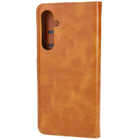 Etui z klapką Bizon Case Pocket do Galaxy A35 5G, brązowe