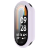 Etui ze szkłem do zegarka Bizon Case+Glass Watch do Xiaomi Smart Band 10, jasnofioletowe