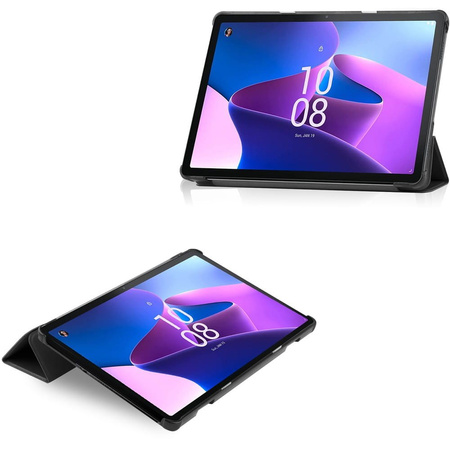 Etui Bizon Case Tab Croc do Lenovo Tab M10 Gen 3, czarne