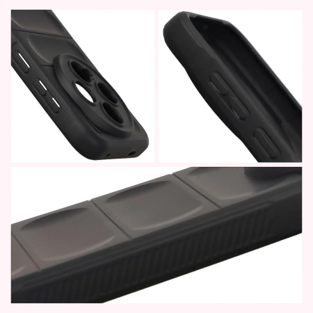 Pancerne etui Bizon Case Tur do Vivo X300, czarne