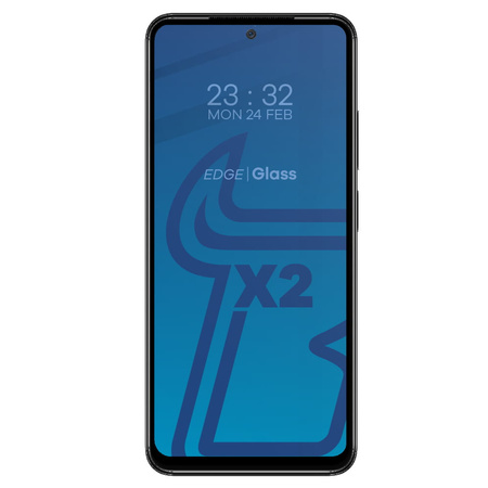 2x Szkło + szybka na aparat Bizon Edge Pack do Redmi Note 11