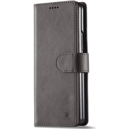 Etui Bizon Case Wallet do Galaxy Z Fold4, szare