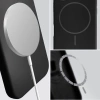 Silikonowe etui z pierścieniem magnetycznym Bizon Soft Case Magnetic do iPhone 16, czarne