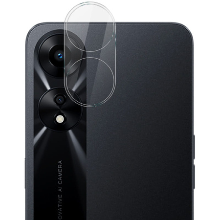 Szkło na aparat Bizon Glass Silk Lens do Oppo A78 4G, 2 sztuki