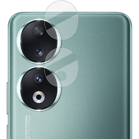 Szkło na aparat Bizon Glass Silk Lens do Honor 90, 2 sztuki