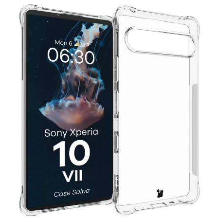 Elastyczne etui Bizon Case Salpa do Sony Xperia 10 VII, przezroczyste