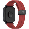 Silikonowy pasek Bizon Strap Watch Silicone L do Quick Release 22 mm, burgundowy