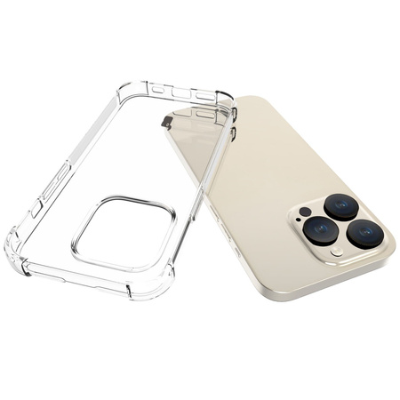Etui Bizon Case Clear Pack do iPhone 15 Pro, przezroczyste