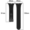 Silikonowy pasek Bizon Strap Watch Silicone L do Apple Watch 44/45/46/49 mm, czarny