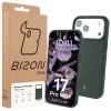 Silikonowe etui Bizon Soft Case do iPhone 17 Pro Max, ciemnozielone