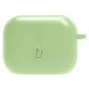 Silikonowe etui z karabińczykiem Bizon Case Headphone Silicone do AirPods Pro 3, jasnozielone