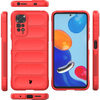 Pancerne etui Bizon Case Tur do Xiaomi Redmi Note 11 / 11S 4G, czerwone