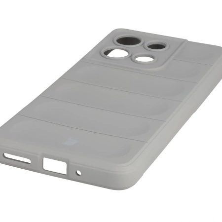 Pancerne etui Bizon Case Tur do Motorola Moto G86 Power 5G, jasnoszare