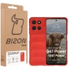 Pancerne etui Bizon Case Tur do Motorola Moto G57 Power / G67 Power, czerwone