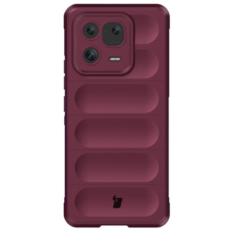Pancerne etui Bizon Case Tur do Xiaomi 13 Pro, burgundowe