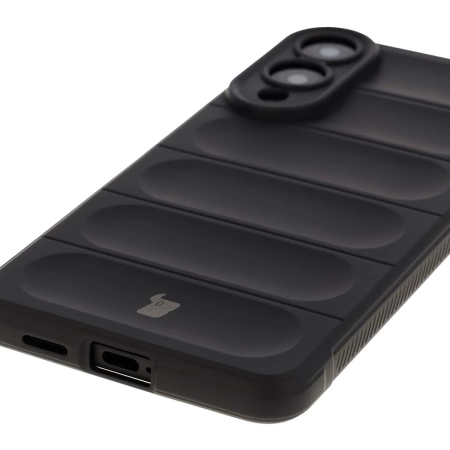 Pancerne etui Bizon Case Tur do Galaxy S25 Edge, czarne