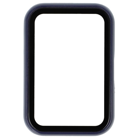 Etui Bizon Case+Glass Watch do Galaxy Fit 3, niebieskie