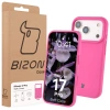Silikonowe etui Bizon Soft Case do iPhone 17 Pro, fuksja
