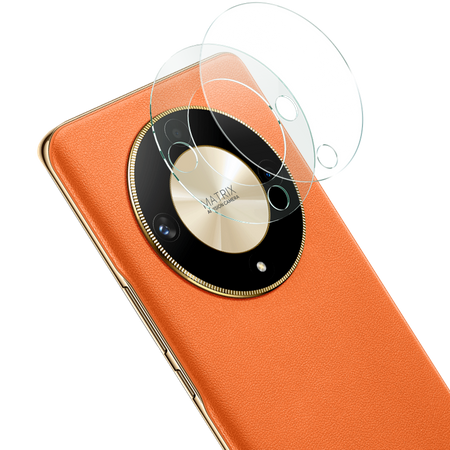Szkło na aparat Bizon Glass Silk Lens do Honor Magic6 Lite, 2 sztuki