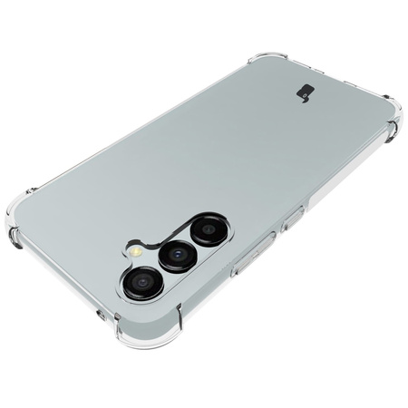 Etui + 2x szkło + obiektyw Bizon Case Clear Pack do Galaxy A54 5G, przezroczyste
