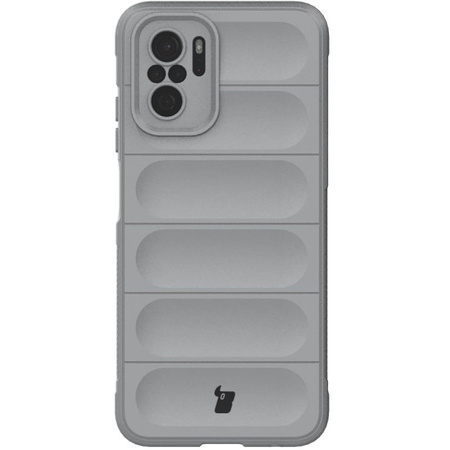 Pancerne etui Bizon Case Tur do Xiaomi Pocophone M5s / Xiaomi Redmi Note 10 / 10s, jasnoszare