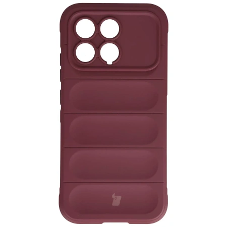Pancerne etui Bizon Case Tur do Xiaomi POCO F8 Pro, burgundowe