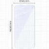 Elastyczne szkło hybrydowe Bizon Glass Mule do iPhone 16e