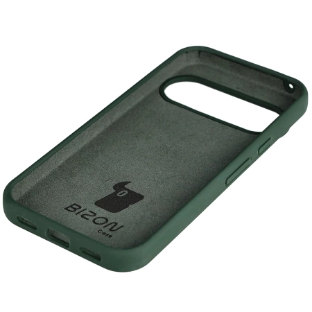 Silikonowe etui Bizon Soft Case do Google Pixel 10 / 10 Pro, ciemnozielone