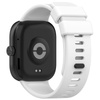 Pasek Bizon Strap Watch Silicone B do Xiaomi Redmi Watch 5/4 / Smart Band 9/8 Pro, biały