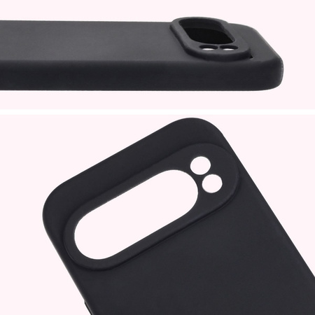 Silikonowe etui Bizon Soft Case do Google Pixel 9 Pro, czarne