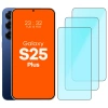 Szkło ochronne 2.5D Bizon Smart Glass do Galaxy S25 Plus, 3 sztuki