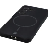 Silikonowe etui z pierścieniem magnetycznym Bizon Soft Case Magnetic do Galaxy S24, czarne