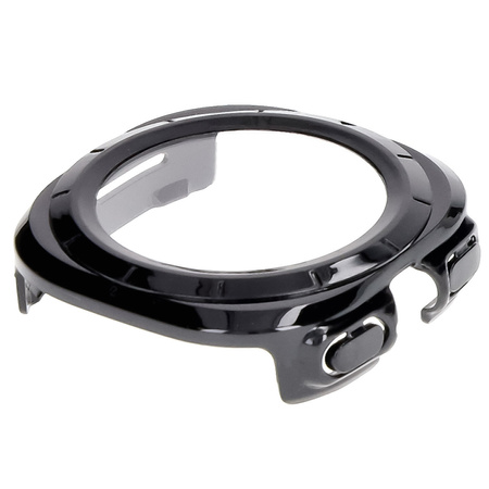 Etui ze szkłem do zegarka Bizon Case+Glass Watch do Galaxy Watch Ultra 2 / 1, czarne