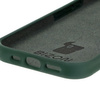 Silikonowe etui Bizon Soft Case do iPhone 16, ciemnozielone