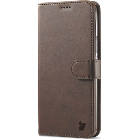 Etui Bizon Case Wallet do Realme 9 Pro, ciemnobrązowe