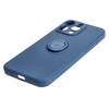 Etui Bizon Case Silicone Ring Sq do iPhone 15 Pro Max, granatowe