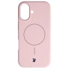 Silikonowe etui z pierścieniem magnetycznym Bizon Soft Case Magnetic do iPhone 17, jasnoróżowe