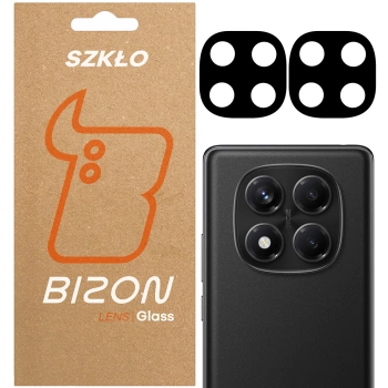 Szkło na aparat Bizon Glass Silk Lens do Xiaomi Redmi Note 14 Pro 4G, 2 sztuki