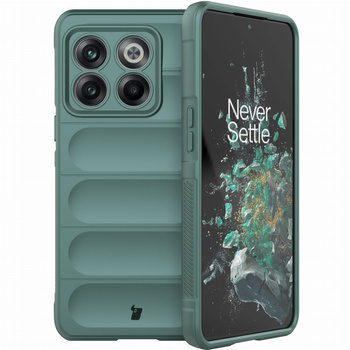 Pancerne etui Bizon Case Tur do OnePlus 10T, ciemnozielone