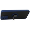 Etui z uchwytem na palec Bizon Case Hybrid Ring do Xiaomi Redmi A1, przydymione z granatową ramką