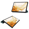 Etui Bizon Case Tab Croc do Galaxy Tab S10 Plus / S9 Plus, ciemnozielone
