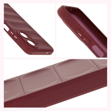 Pancerne etui Bizon Case Tur do Xiaomi Redmi A5 4G / POCO C71 4G, burgundowe