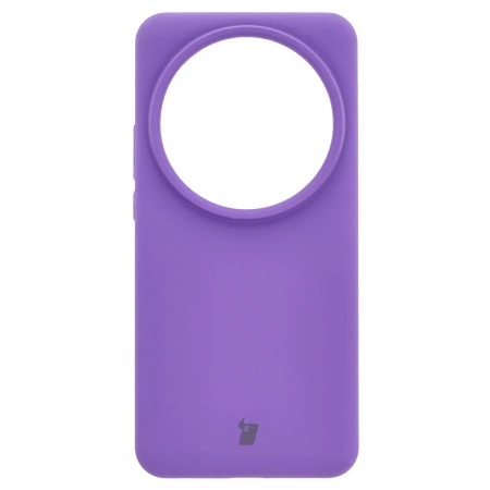Silikonowe etui Bizon Soft Case do Xiaomi 15 Ultra, fioletowe